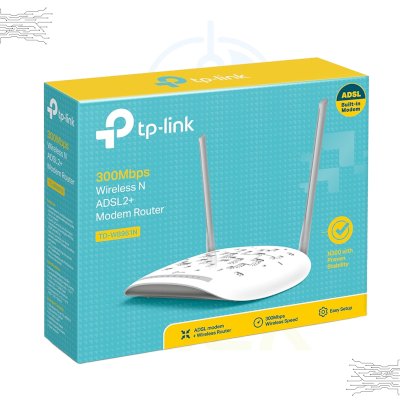 TP LINK 300Mbps Wireless N ADSL2+ Modem Router TD-W8961N