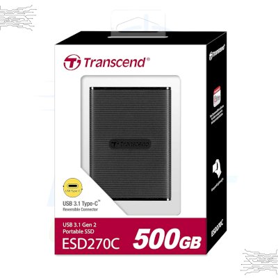 Transcend SSD USB-C & A ,512GB, ESD310C