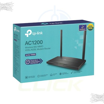 AC1200 Wireless MU-MIMO VDSL/ADSL Modem Router