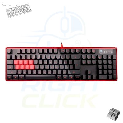 Bloody B2278 8 Mechanical Gaming Keyboard Blue Switch