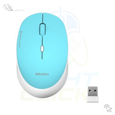 Meetion R570 wireless Silent Mouse turquoise